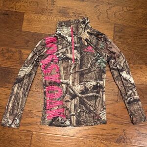 Mossy Oak Ladies Camouflage Jacket with Pink Highlights